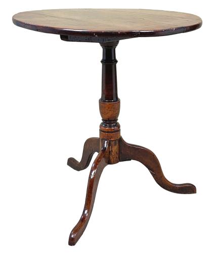 Rare Georgian 18th Century Yew Wood Wine Table