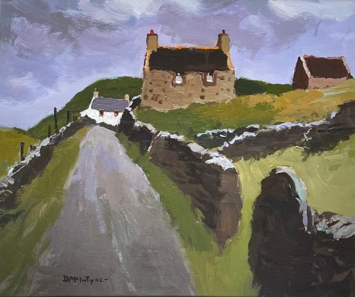 Donald McIntyre (1923-2009), House on the Hill, Spring