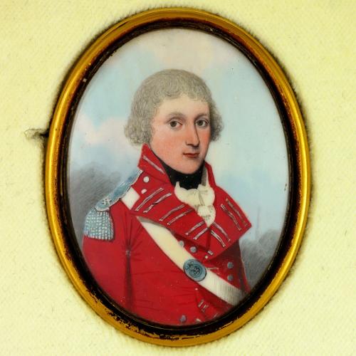 Portrait Miniature of an Officer the 33rd Foot, 1794