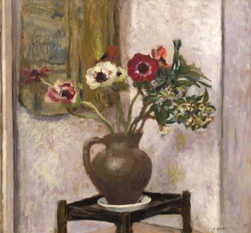 Vase d'anémones - Édouard Vuillard (1868 - 1940)