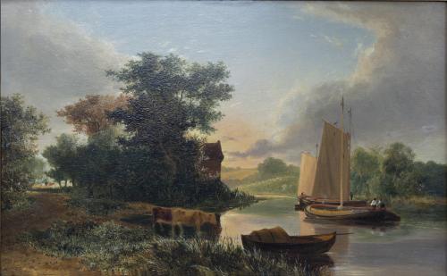 On the Yare Near Norwich by George Vincent (1796 - c.1836)