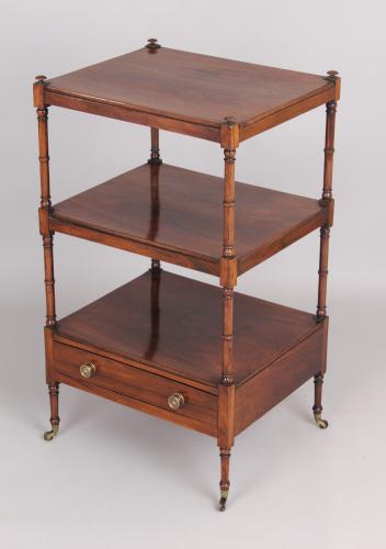 Early 19th century rosewood etagere