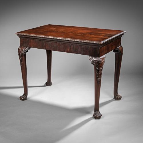 Irish George II mahogany console table