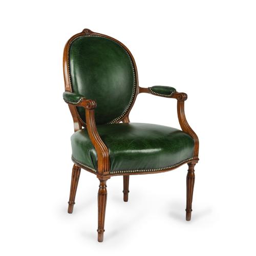 An Adam Period Armchair from the Suite made for the Duke of Newcastle at Clumber Park c.1775