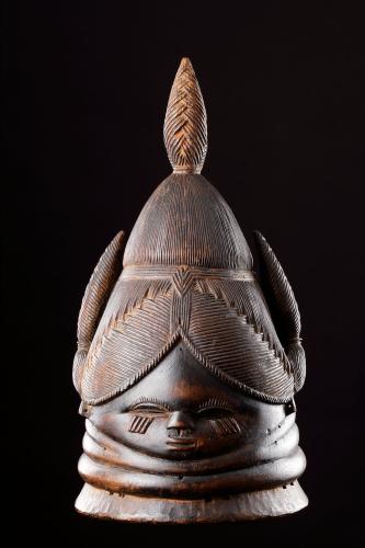 African Sande or Bundu Mask