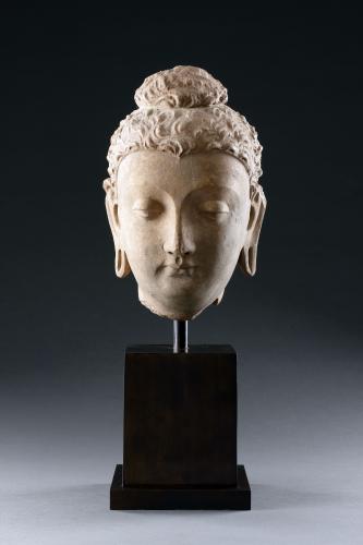 Gandharan Head of a Buddha