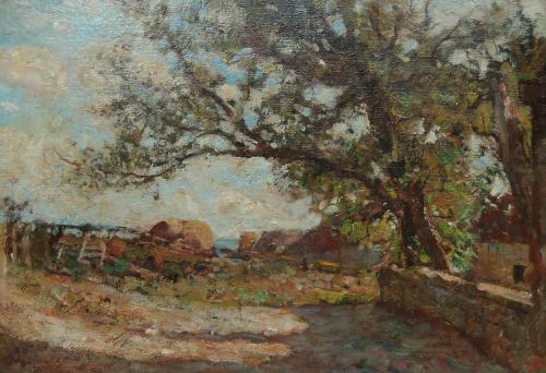Frederick William Jackson "Summer Light, Hinderwell" oil painting