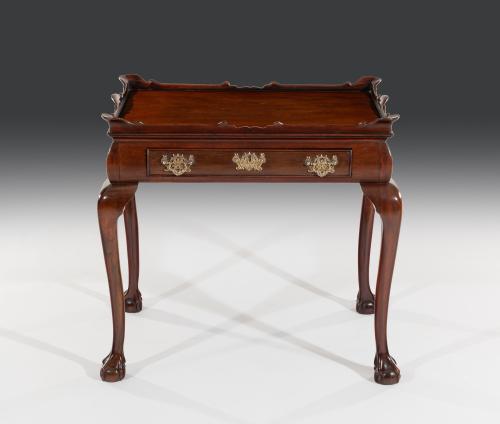 18th Century Dutch Mahogany Silver Table