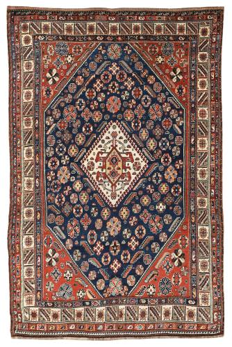 Antique Qashqai rug