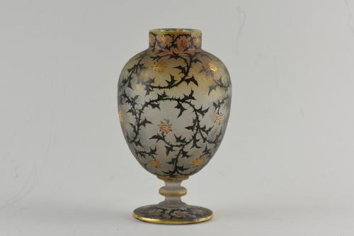 Daum Chardons vase