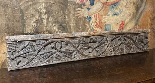 Late Medieval Tudor Oak Barge Board. Circa 1450