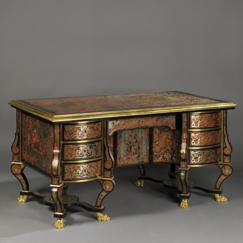 An Exceptional Louis XIV Style Bureau Mazarin After the Model by André-Charles Boulle
