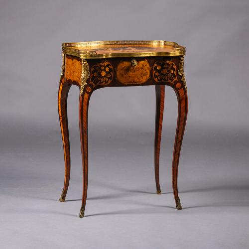 A Fine and Rare Louis XV Style Occasional Table, By Beurdeley