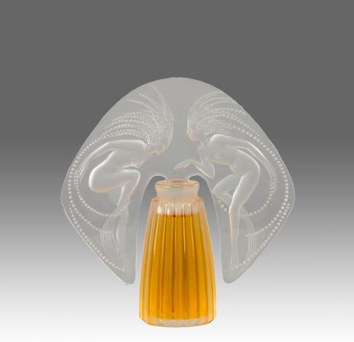  Late 20th Century Crystal Glass "Ondines Flacon" by Marie Claude Lalique