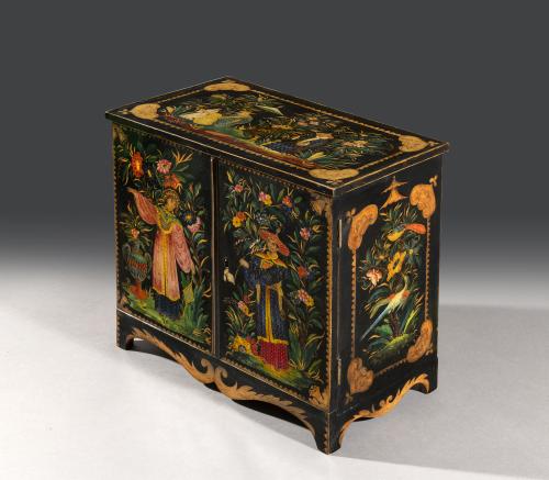 Regency Chinoiserie Table Cabinet