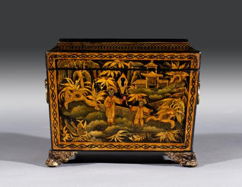 Superb Chinoiserie Regency Caddy