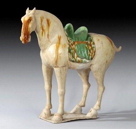 Sancai glazed pottery horse