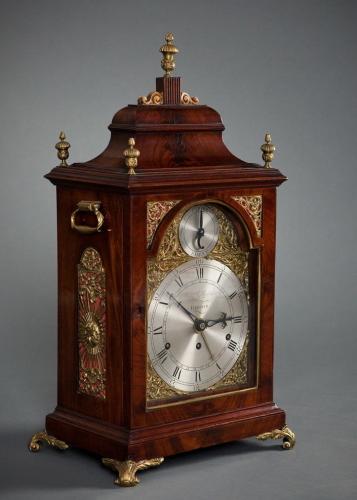 A three-train chiming bracket clock attributed to John Taylor of London