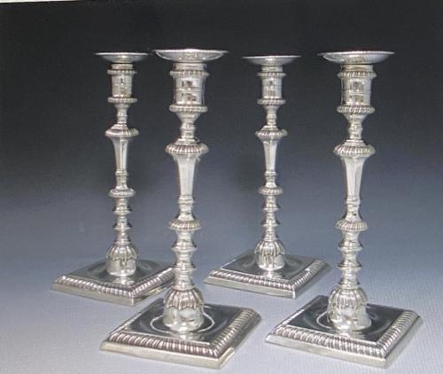 Silver candlesticks 1765