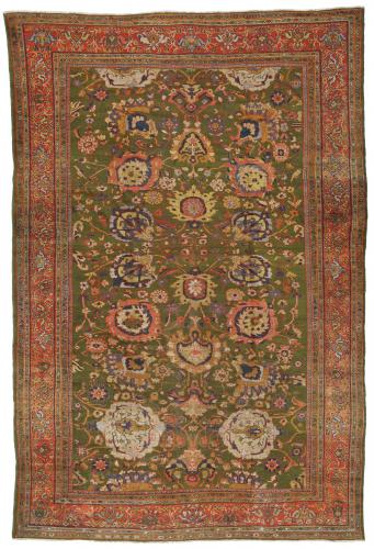 antique Ziegler carpet