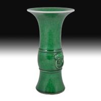 Phoenix Tail Gu-Shaped Vase