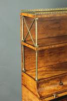 Antique Satinwood Cylinder Bookcase