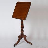 English Regency Period Mahogany Adjustable Reading Table
