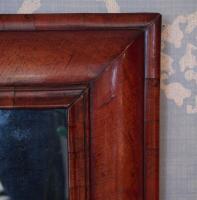 Walnut Cushion Frame Mirror