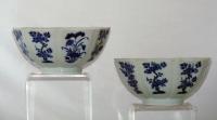 Kangxi Mark and Period Pair of  blue and White Bowls