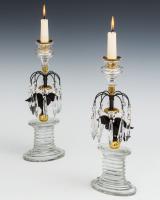 A Fine Pair of Regency Eagle Candlesticks, English Circa 1810