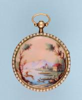 Small Gold and Enamel Verge Pocket Watch, Circa 1810