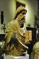 Norman oak sculpture of St Paul