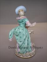 Meissen figure of a card player