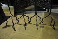 Four Mid 19th Century Iron Standing Candle Holders