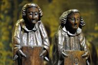 Late 15th / Early 16th Century English Carved Oak Roof Angels. Circa 1480/1500