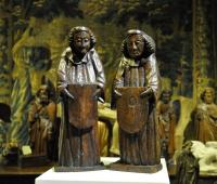 Late 15th / Early 16th Century English Carved Oak Roof Angels. Circa 1480/1500