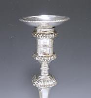 Ebenezer Coker Georgian silver candlesticks 1765