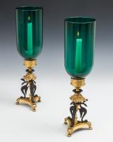 A Fine Pair of Regency Storm Lights by Cheney London, English Circa 1810