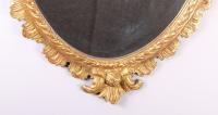George III period carved and gilt wood mirror