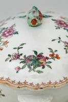 A FINE TUREEN, COVER & STAND