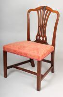 Pair of George III mahogany side-chairs