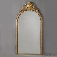An Empire Style Overmantel Mirror by ‘Alix A Paris’