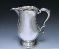 William Grundy Georgian silver beer jug water jug 1768