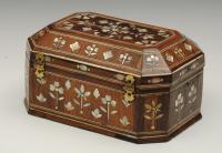 Mother of Pearl Inlaid Box, Mexican, Circa 1730
