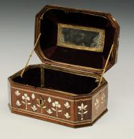 Mother of Pearl Inlaid Box, Mexican, Circa 1730