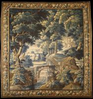 Antique Brussels Verdure Tapestry