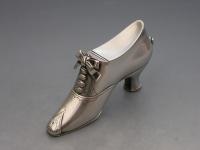 Victorian Novelty Silver Registered Design Shoe Bonbonniere & Seal. By E H Stockwell, London, 1873. 