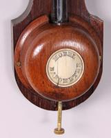 Early 19th century rosewood stick barometer by Corti of Exeter