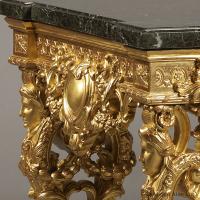 A Louis XIV/Regence Style Centre Table With A Marble Top