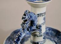 Chinese Blue and White Porcelain Chamberstick